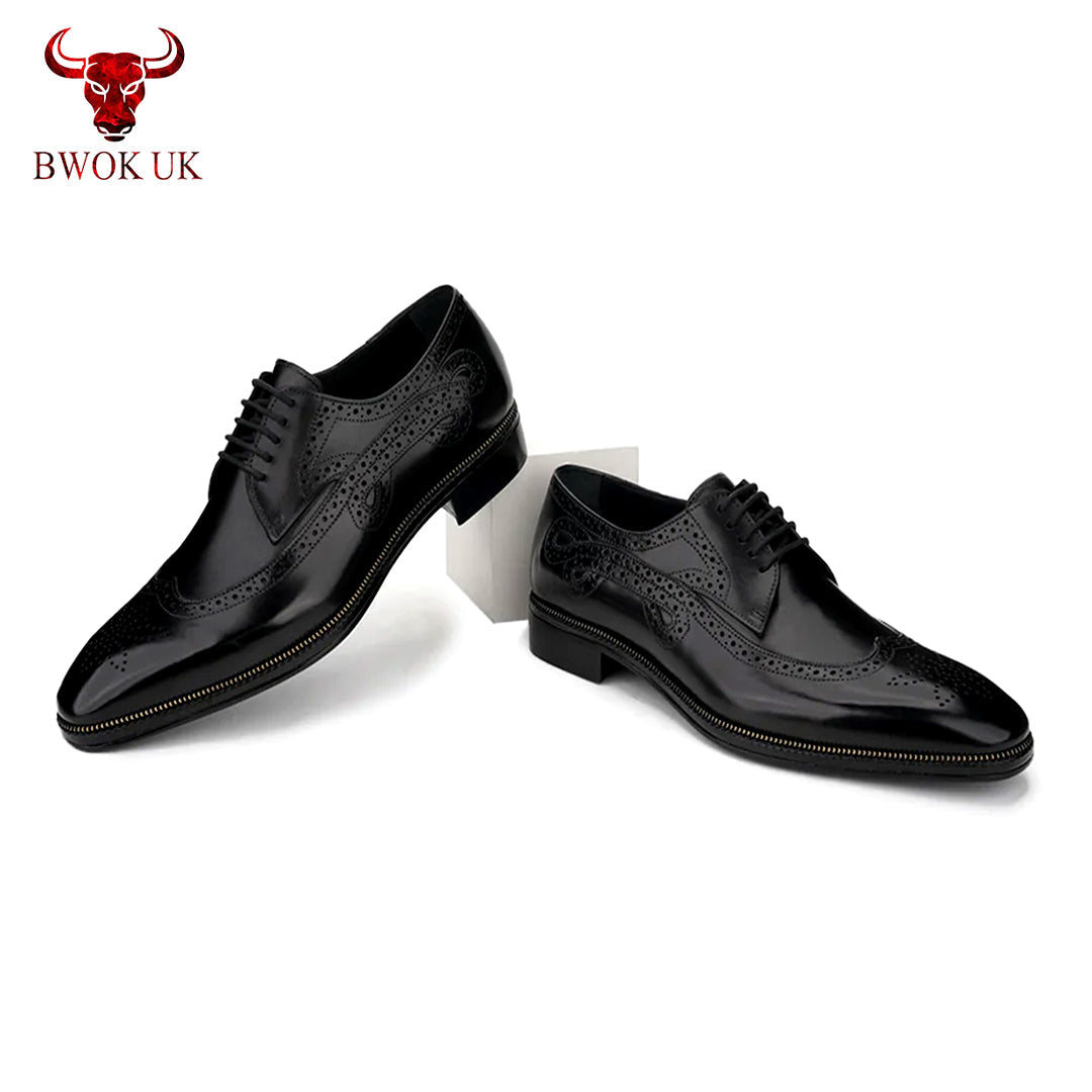 Men's Black Patent Shoes