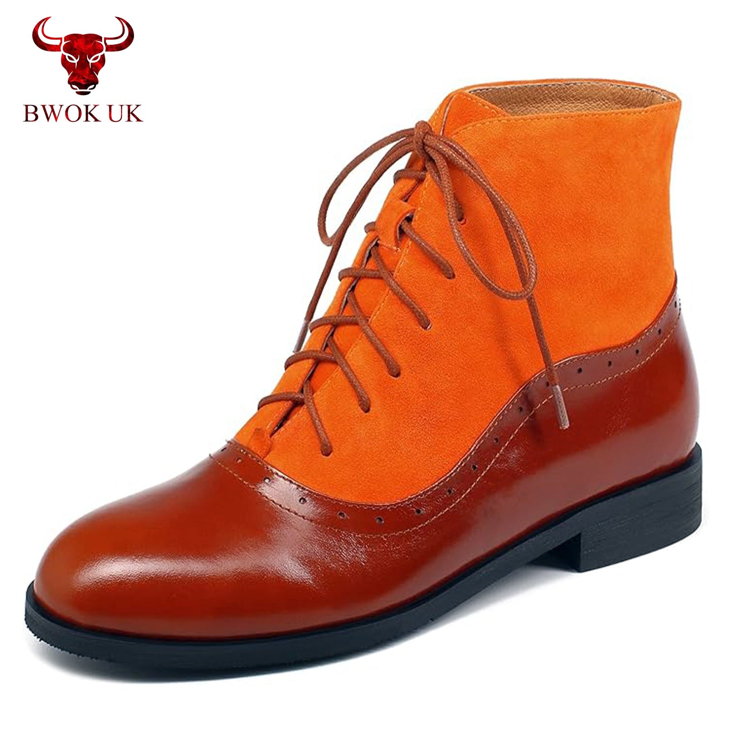 Women’s Leather Lace-Up Boots
