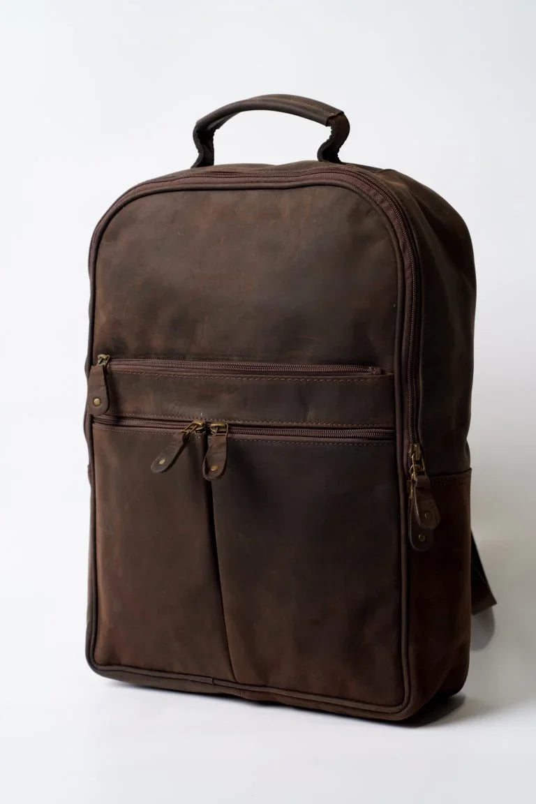 Leather Laptop Backpack - Bwok limited