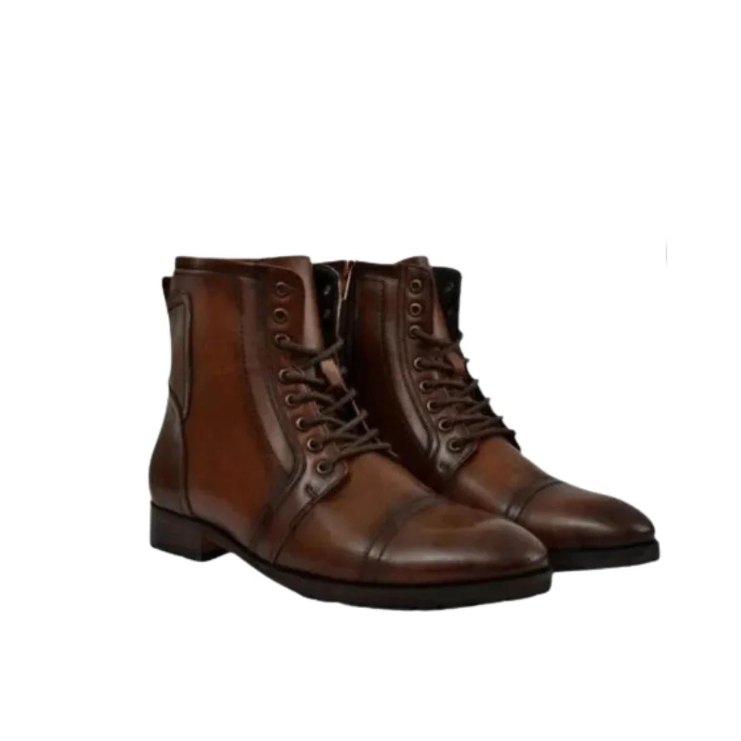 Brown Leather Chukka Boots