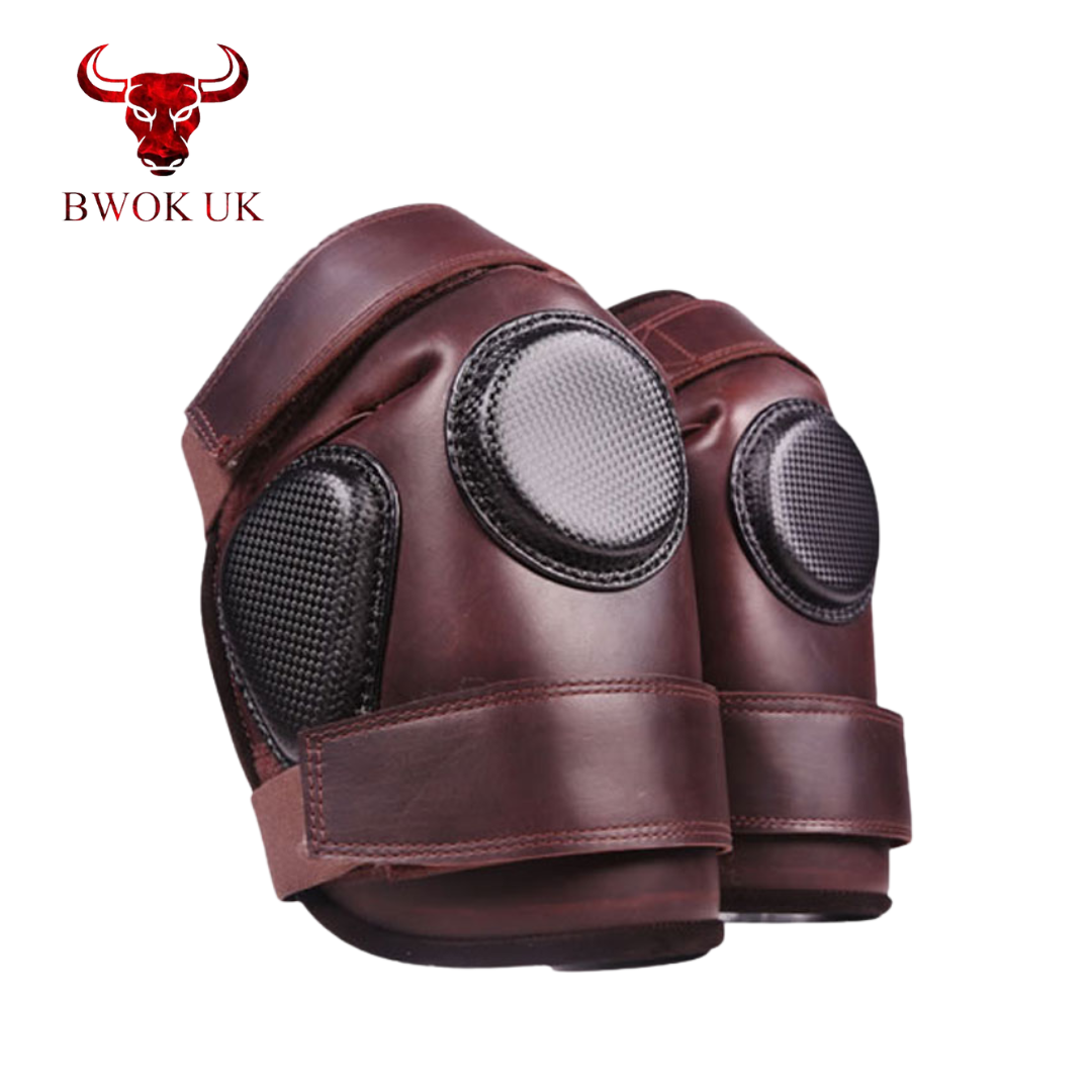 Leather Riding Knee Guard