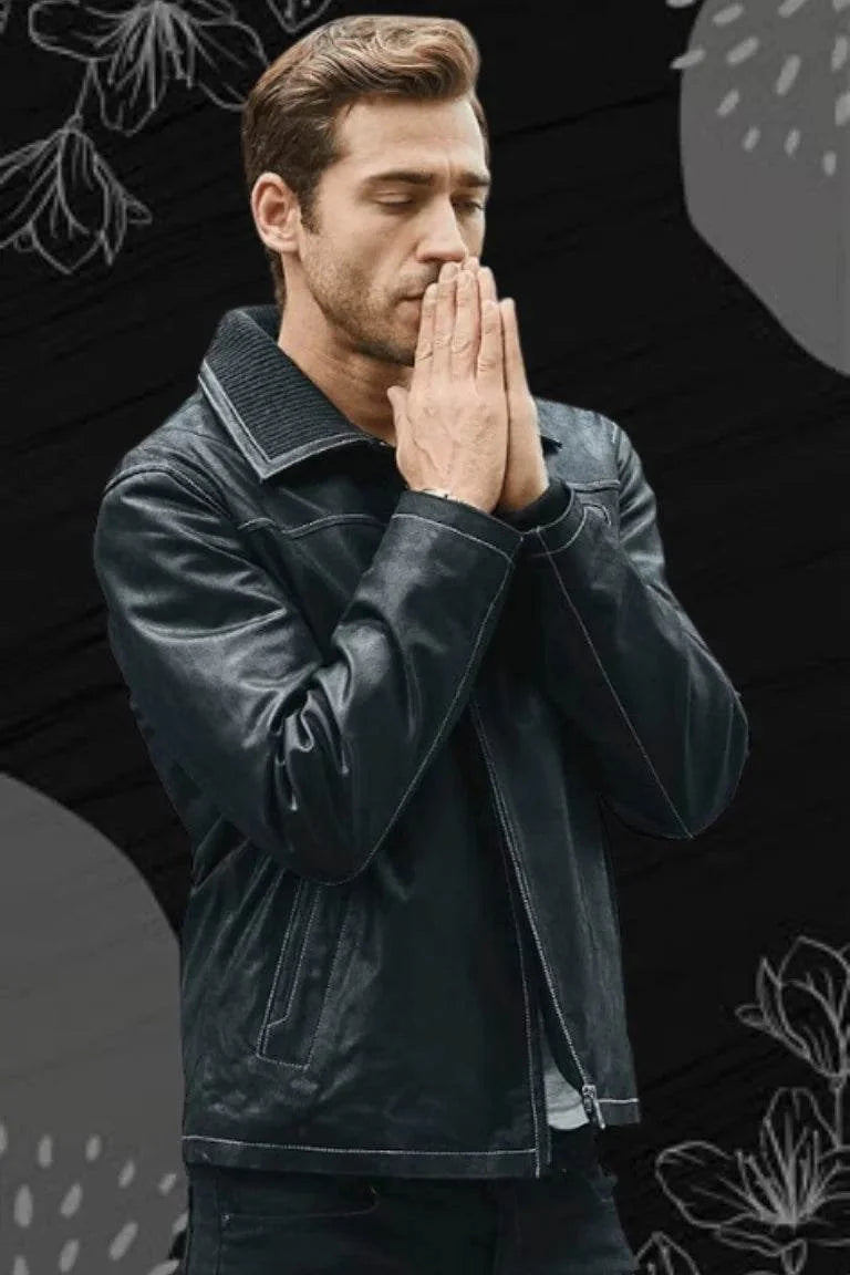 Black Biker Leather Jacket - Bwok limited
