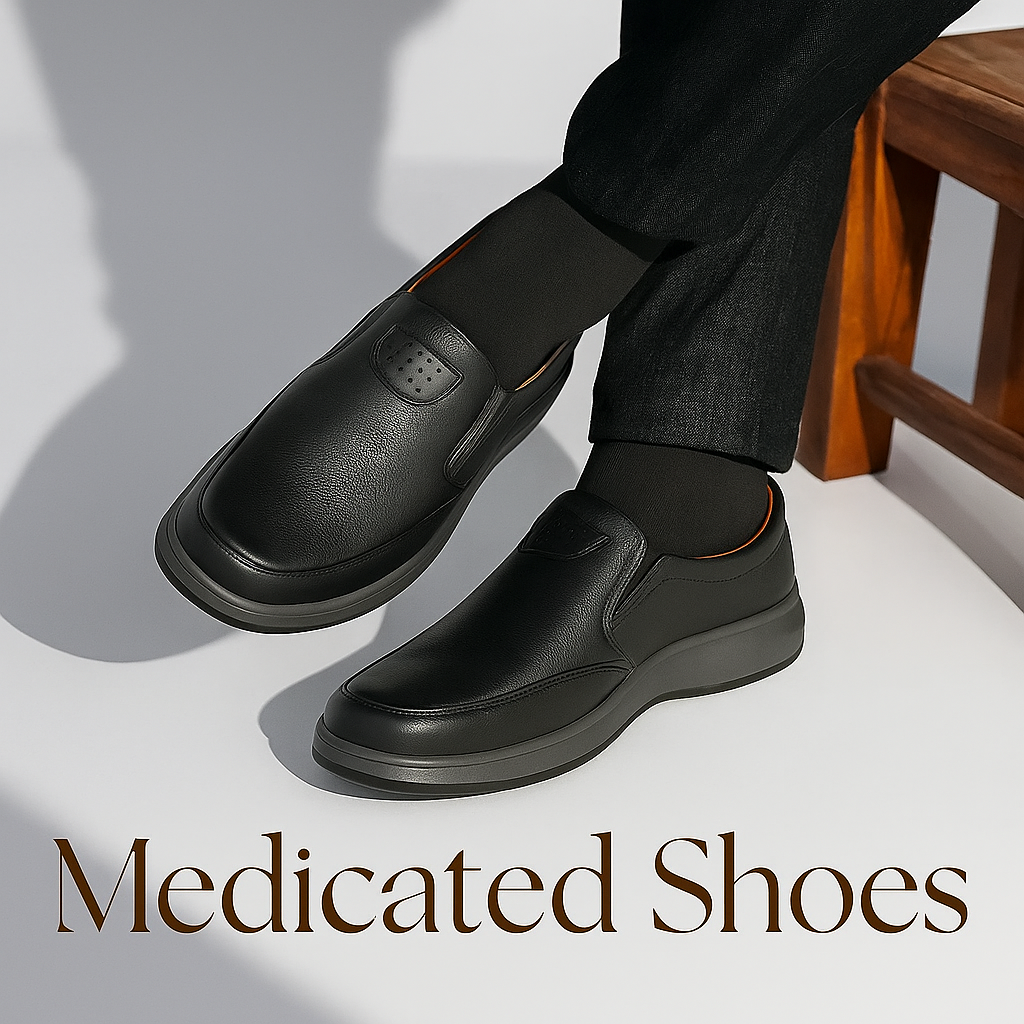 Medicated shoes