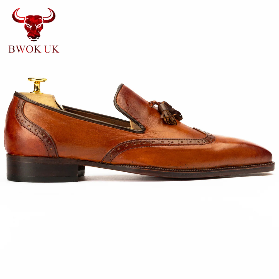 The Lennox | Brogue Tassel Loafers