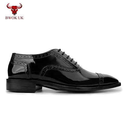 Men's Black Patent Shoes