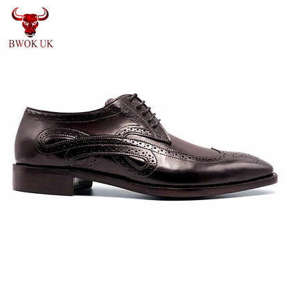 Brown Brogue Dress Shoes