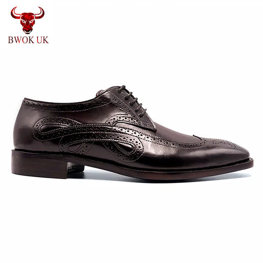 Brown Brogue Dress Shoes