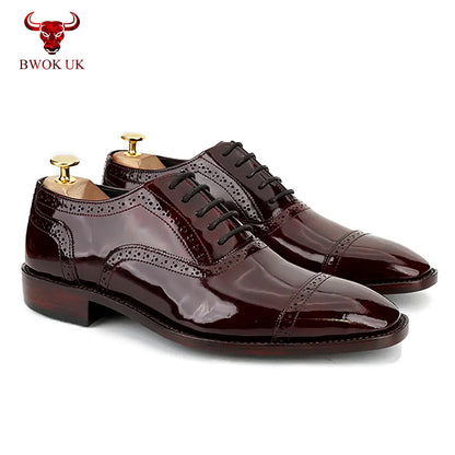 Premium Patent Leather Oxford Shoe