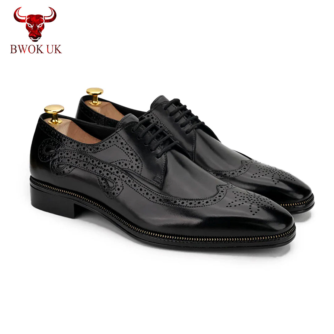 Men's Black Patent Shoes