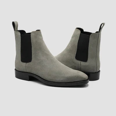Suede Grey Chelsea Boots