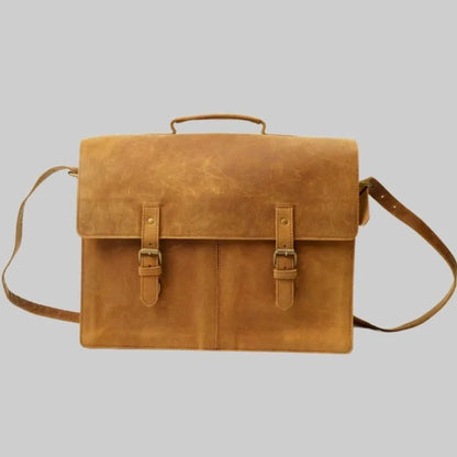 Elegant Leather Briefcase for Women - Bwok limited