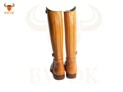 Leather Long Boot - Bwok limited