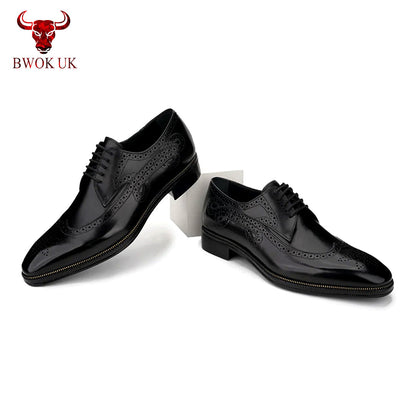 Men's Black Patent Shoes