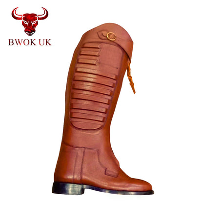 Brown Tall Rider Boot