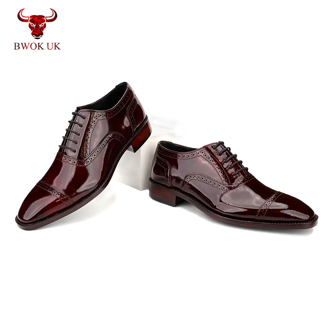 Premium Patent Leather Oxford Shoe