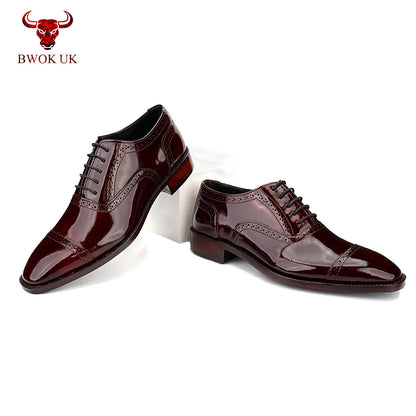 Premium Patent Leather Oxford Shoe