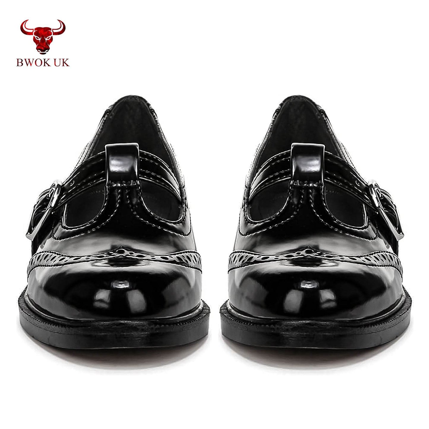 Black Mary Jane Patent Shoes - Bwok limited