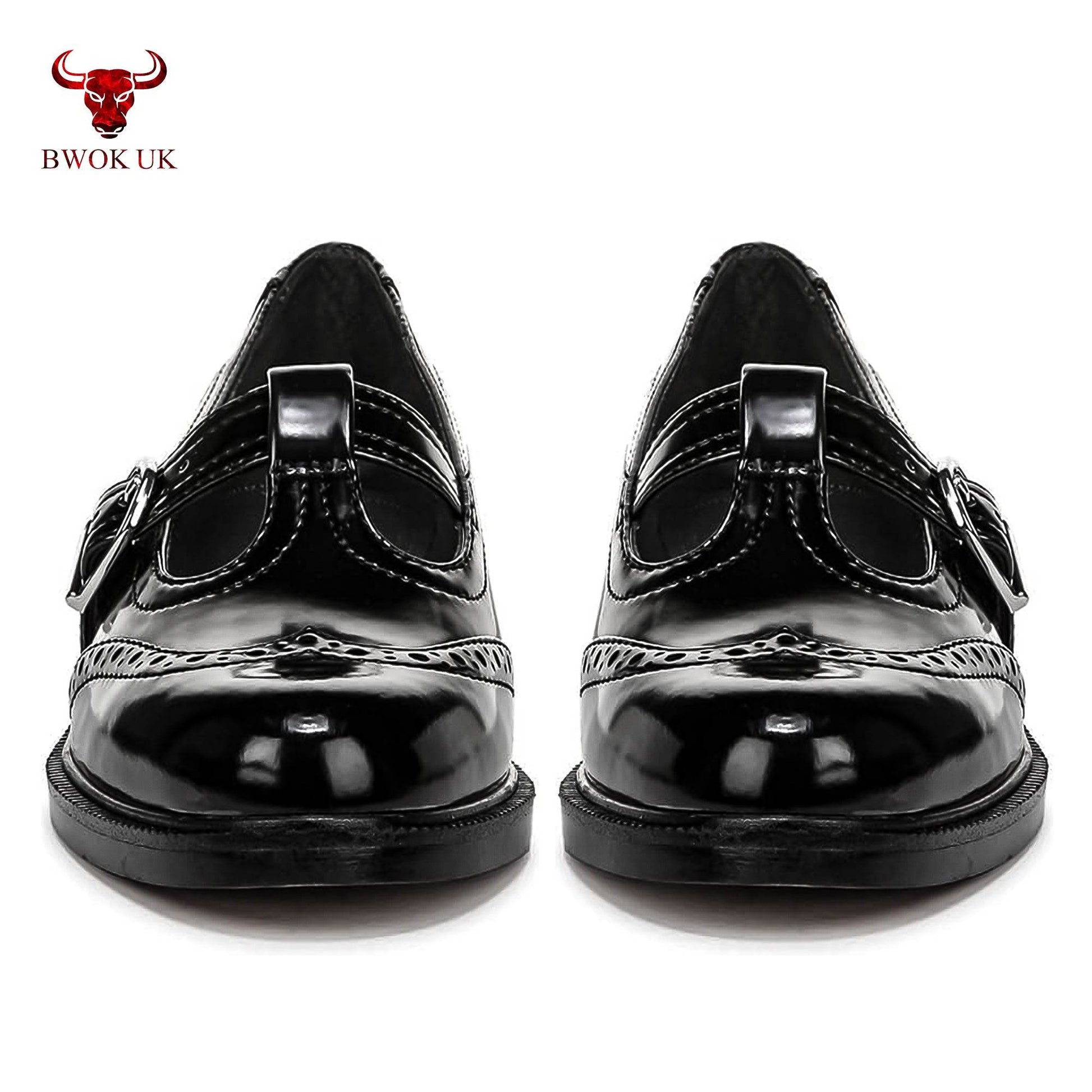 Black Mary Jane Patent Shoes - Bwok limited
