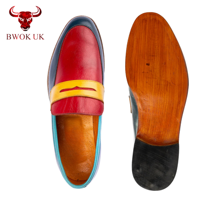 The Maddox | Color block Leather Loafer