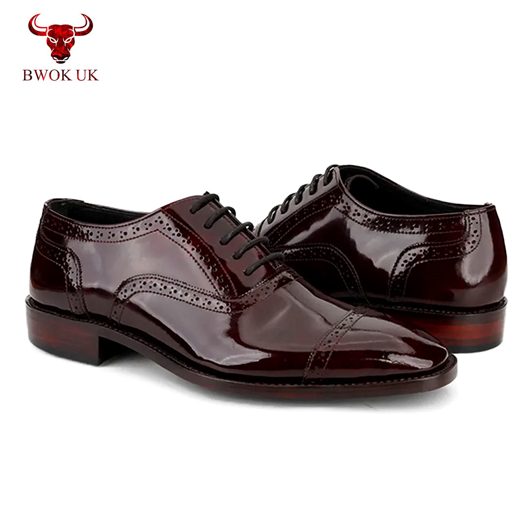 Premium Patent Leather Oxford Shoe