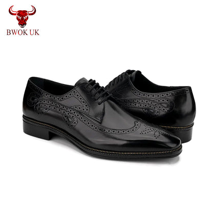 Men's Black Patent Shoes