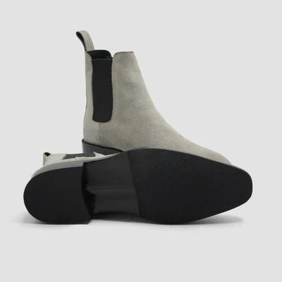 Suede Grey Chelsea Boots