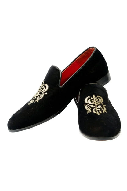 Embroidered Loafers Shoes - Bwok limited