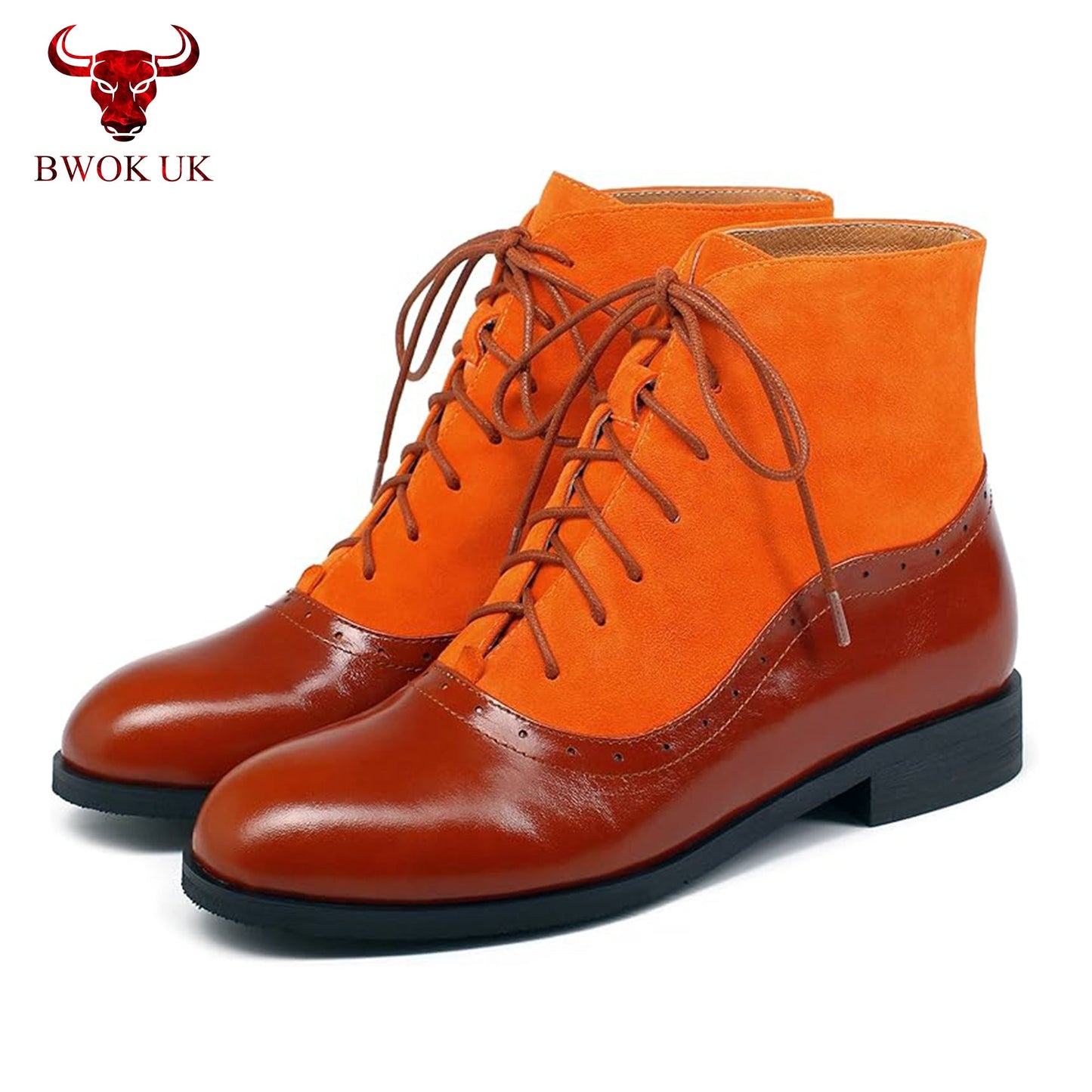 Women’s  Leather Lace-Up Boots