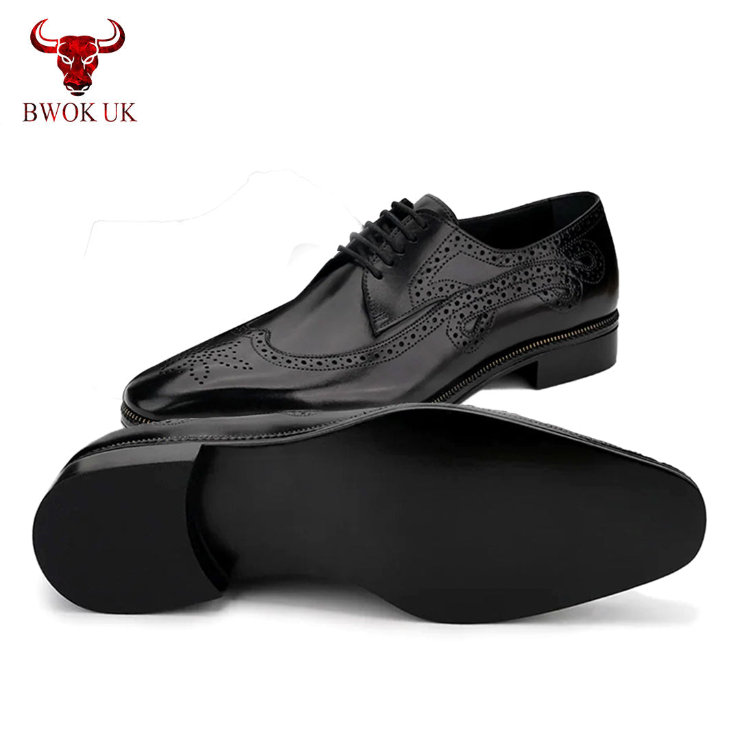 Men's Black Patent Shoes