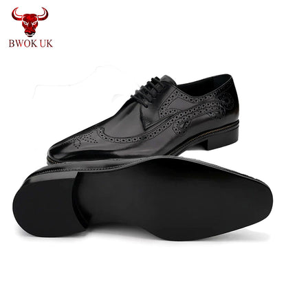 Men's Black Patent Shoes