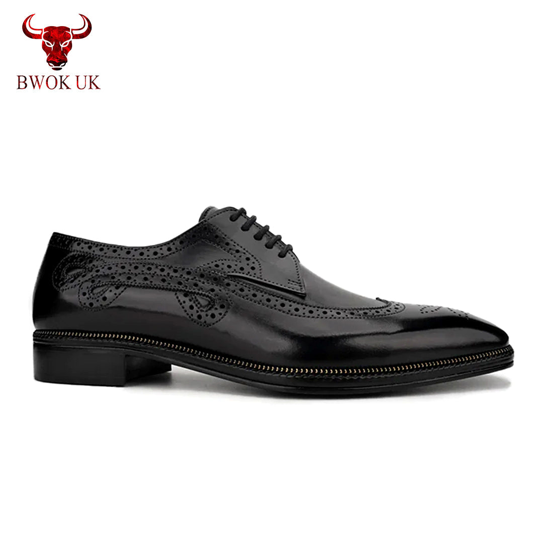 Men's Black Patent Shoes