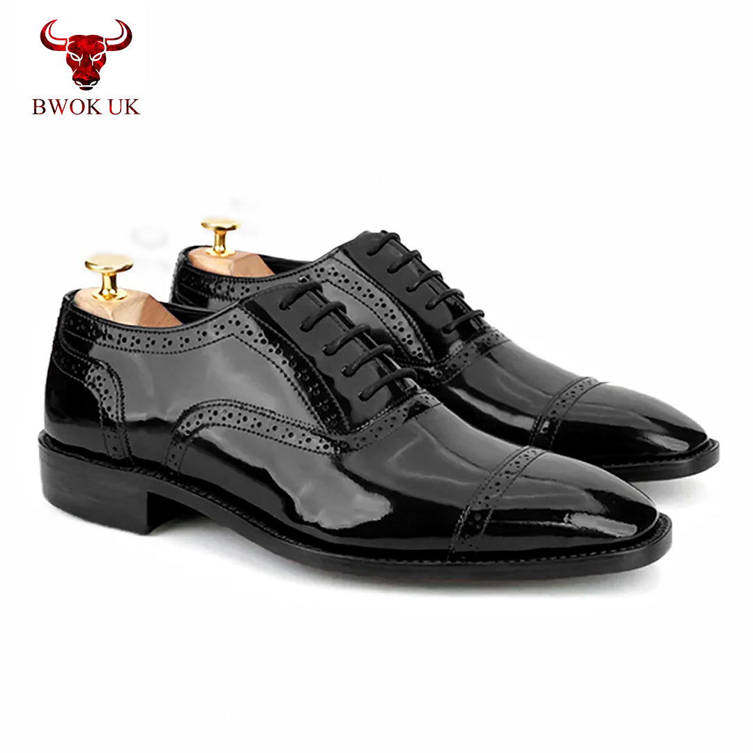 Men's Black Patent Shoes