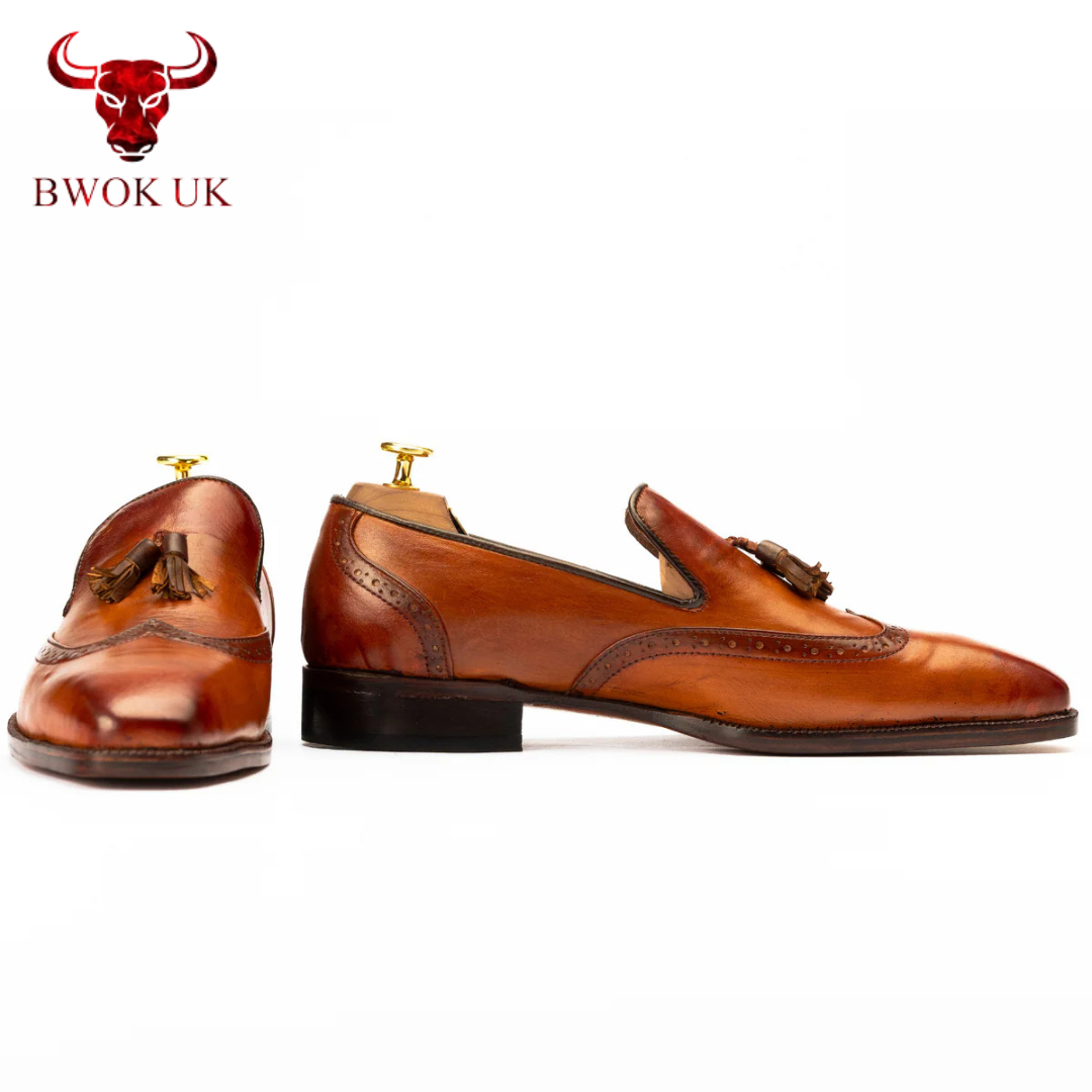 The Lennox | Brogue Tassel Loafers