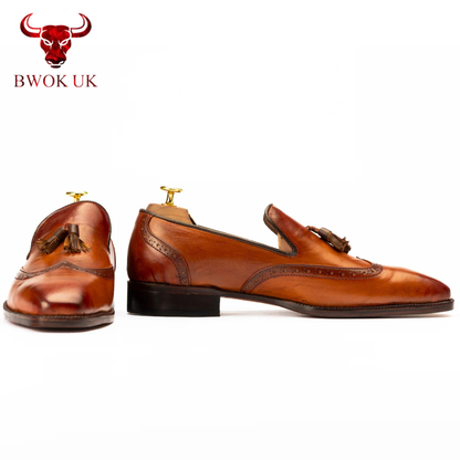 The Lennox | Brogue Tassel Loafers