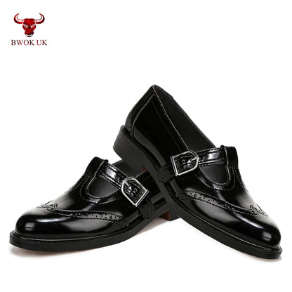Black Mary Jane Patent Shoes - Bwok limited