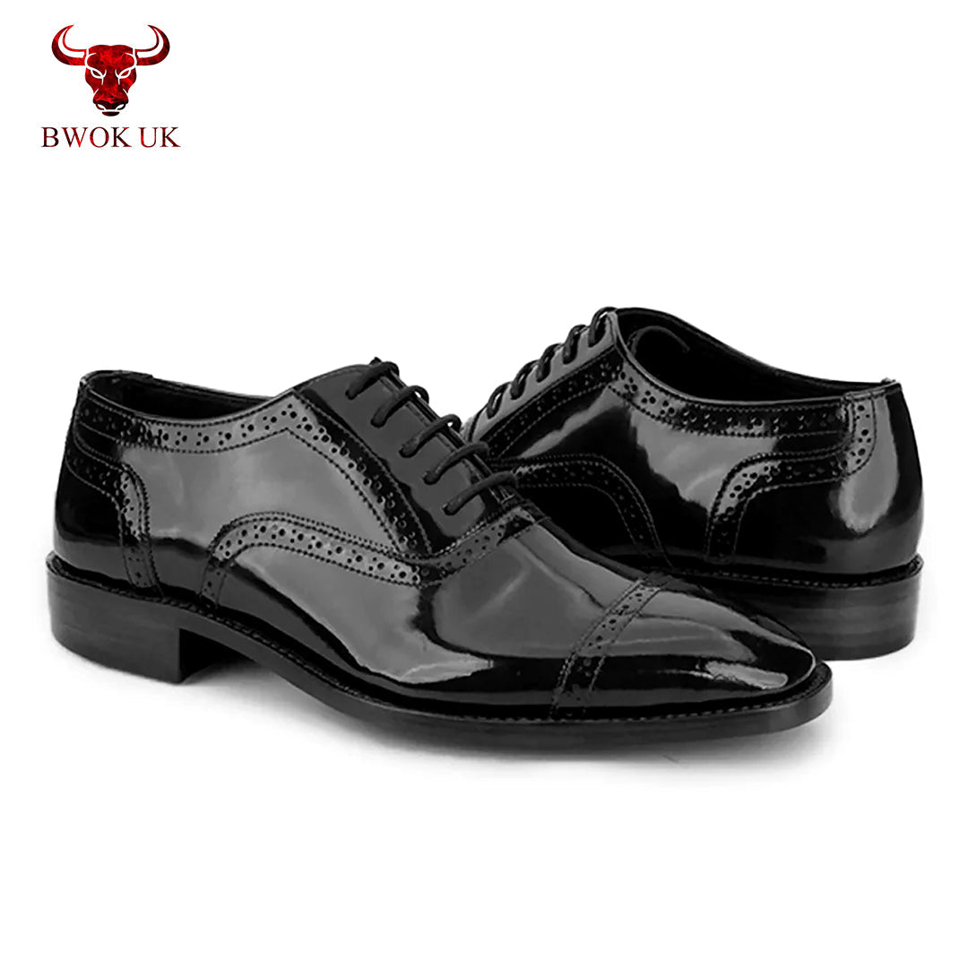 Men's Black Patent Shoes