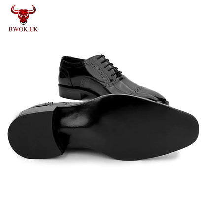 Men's Black Patent Shoes