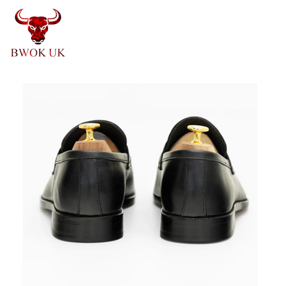 Stylish Black Penny Loafers
