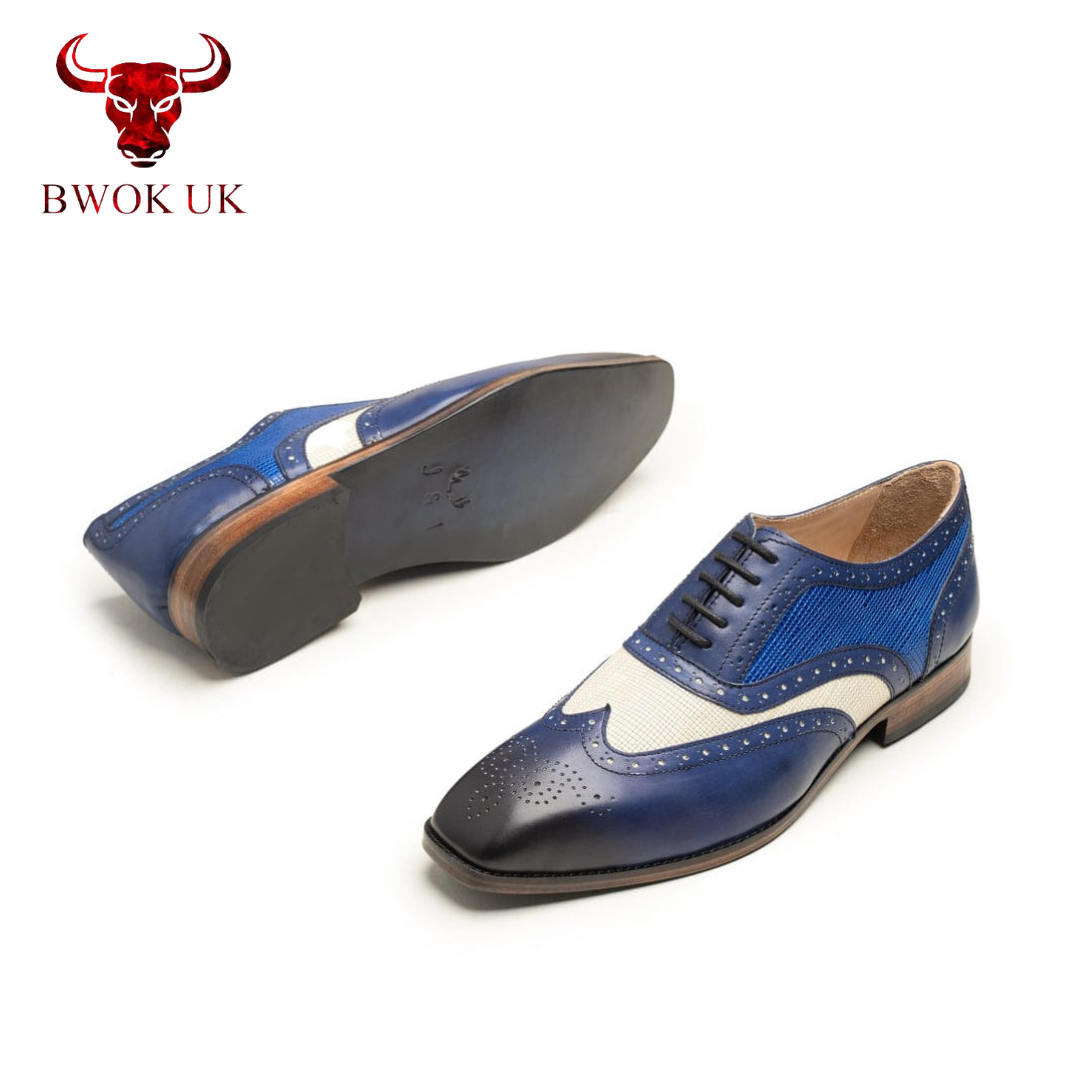 Two-Tone Wingtip Oxford