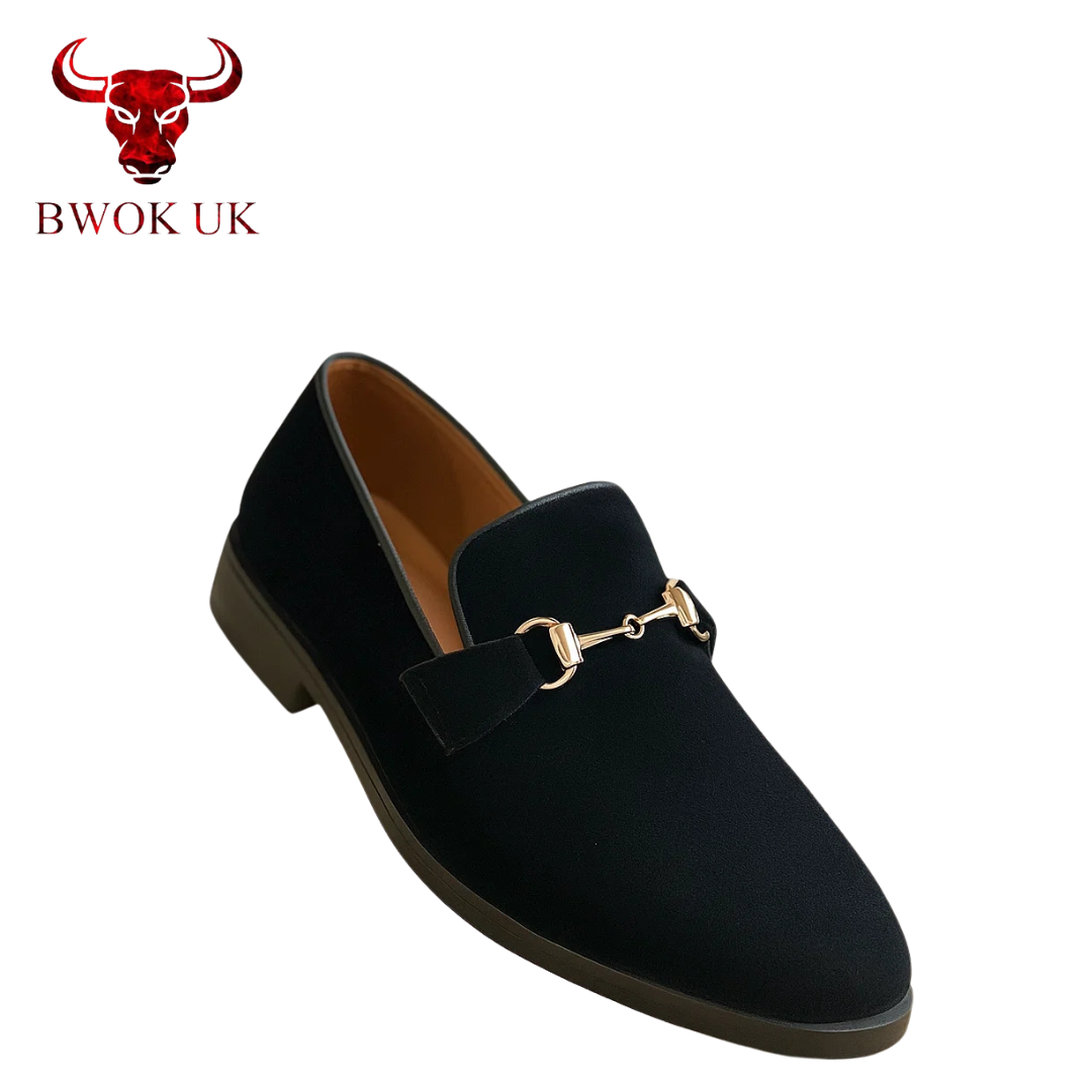 Suede Horsebit Loafer