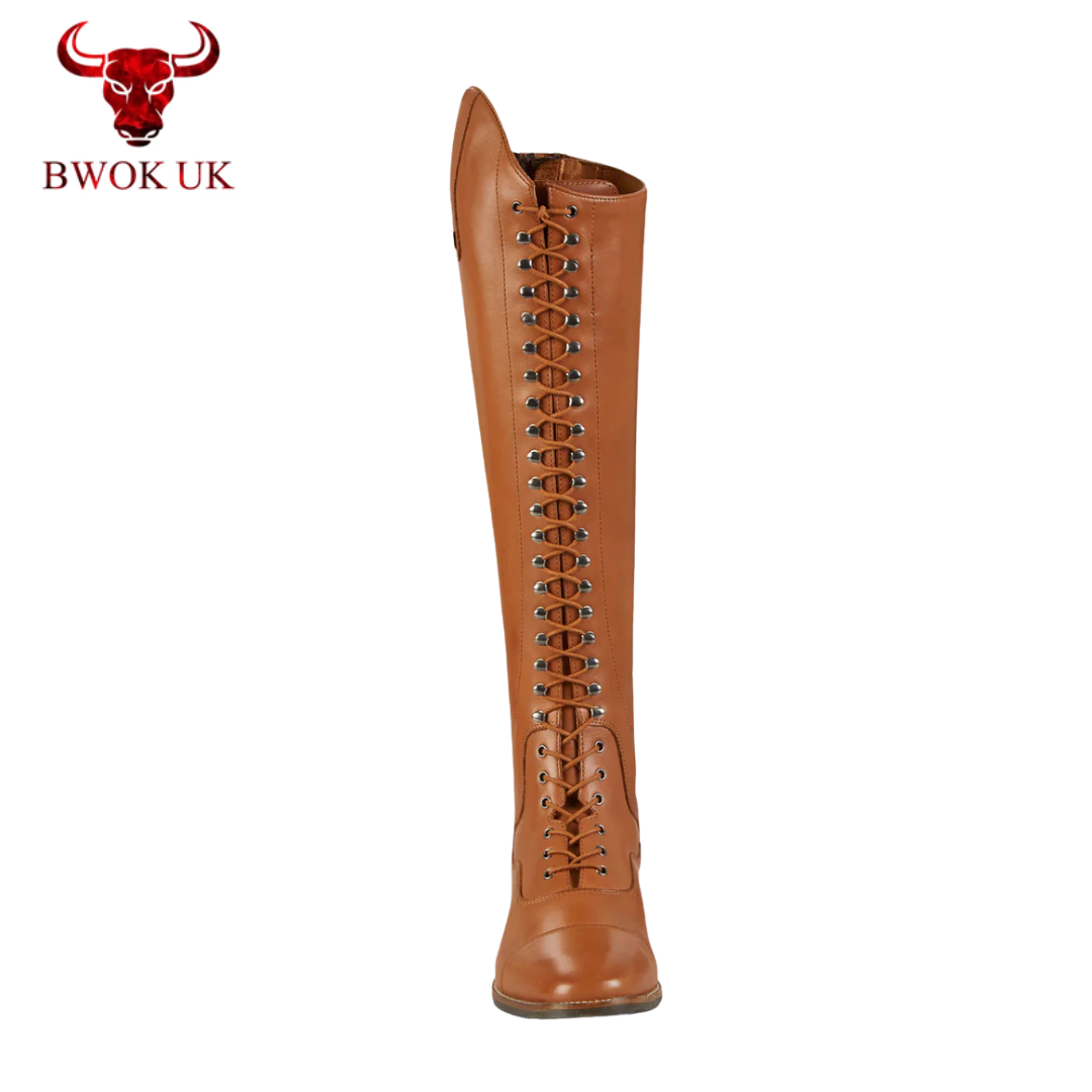 Long Leather Riding Boots