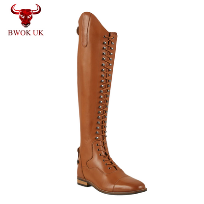 Long Leather Riding Boots