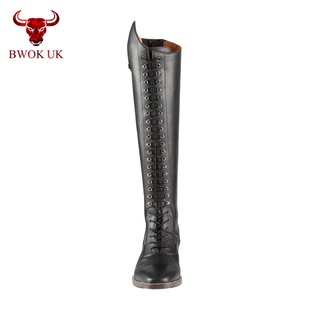 Long Leather Riding Boots
