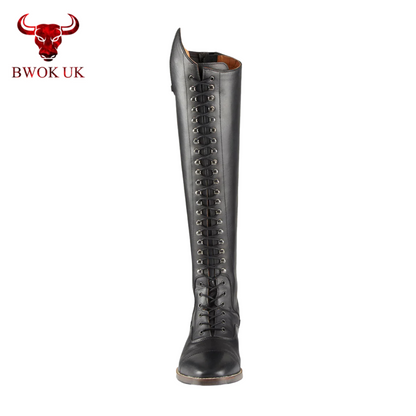 Long Leather Riding Boots