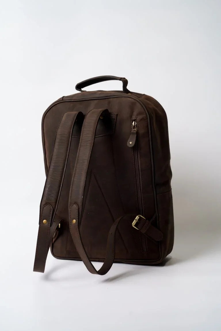 Leather Laptop Backpack - Bwok limited