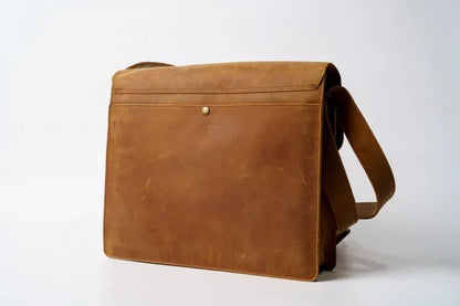 Sachel Laptop Leather Bag - Bwok limited