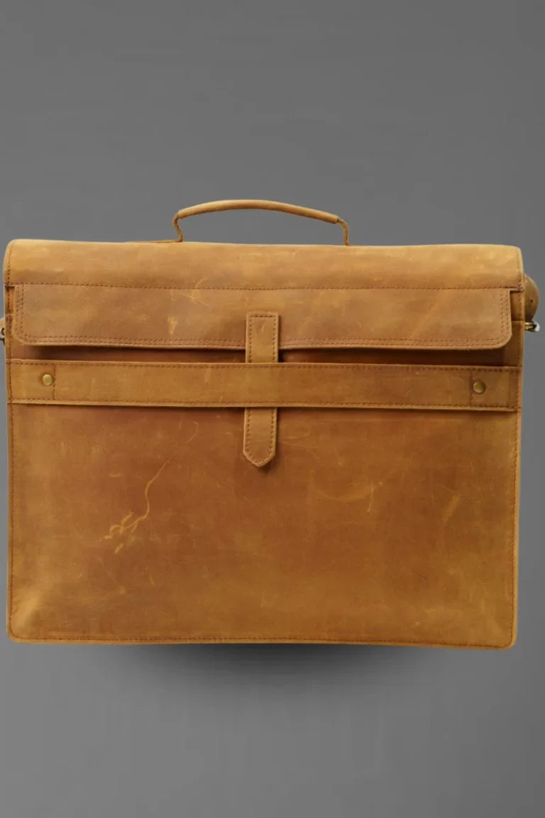 Premium Leather Laptop Bag - Bwok limited