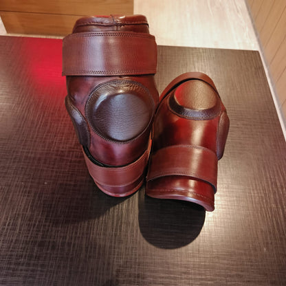 Soft Padded Leather Knee Pads