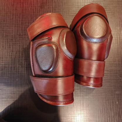 Soft Padded Leather Knee Pads
