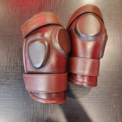 Soft Padded Leather Knee Pads